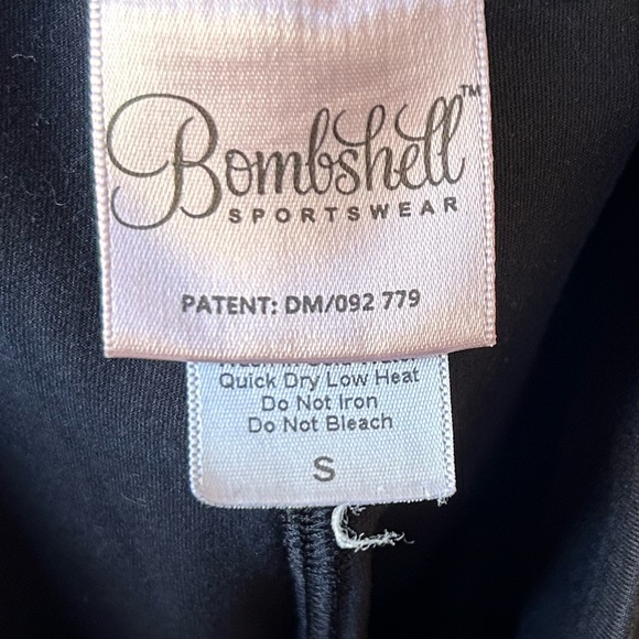 Bombshell Sportswear Thigh High Sock leggings Hot Pink Neon Black Sz S - Picture 12 of 16